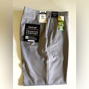 Mens 38w x 30length Flat Front grey pants